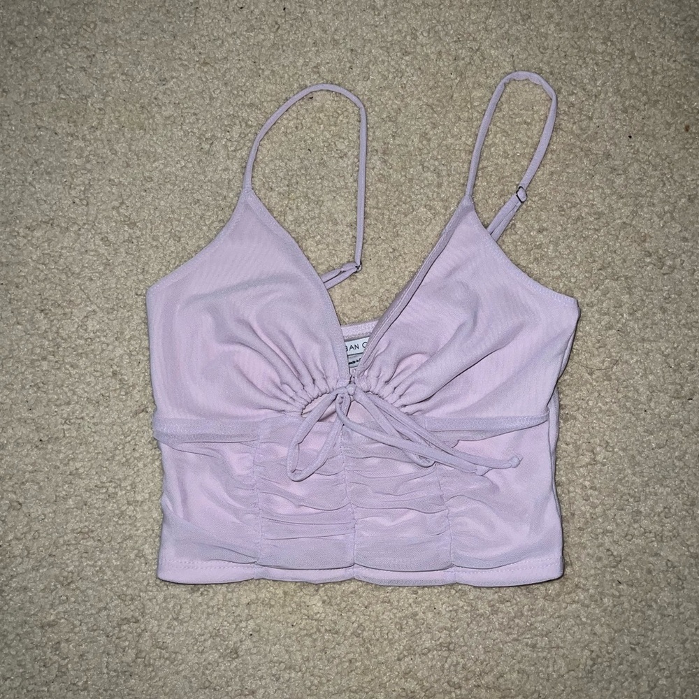Light Purple Urban Outfitters Crop Tank Top